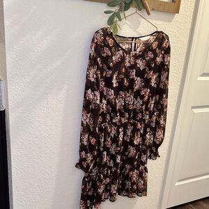 LC Lauren Conrad Multicolor Floral Dress ( never been worn) brand new no tags